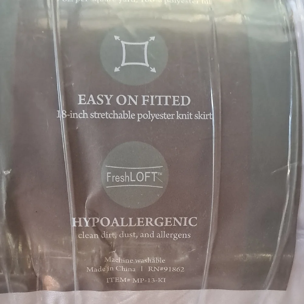 kathy ireland Home Essentials Microfiber Waterproof Mattress Pad - Gray